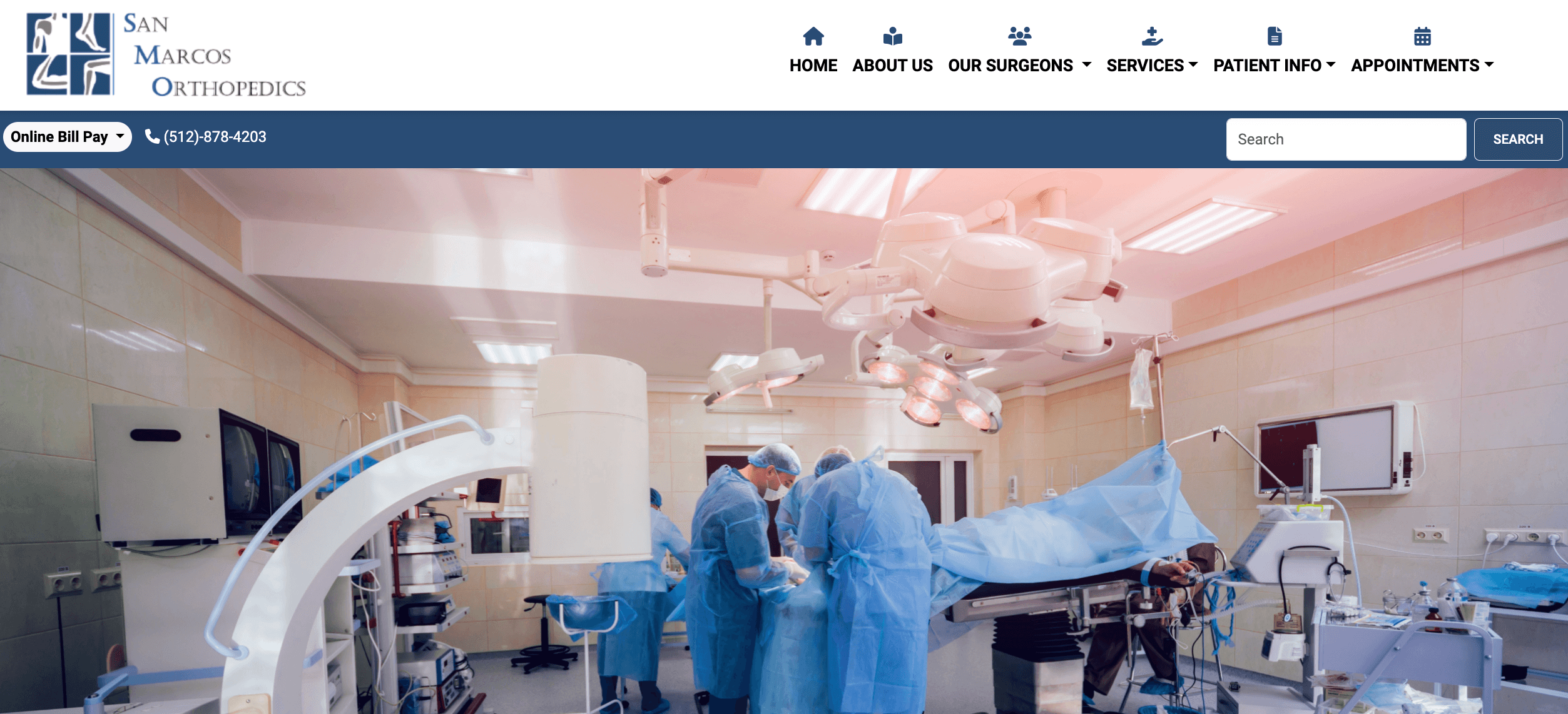 Medical practice website